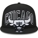 cepur-plakana-melns-snapback-9fifty-tip-off-2023-no-chicago-bulls-nba-no-new-era