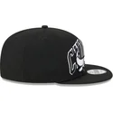 schwarze-flache-snapback-kappe-9fifty-tip-off-2023-der-chicago-bulls-nba-von-new-era