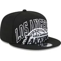 cepur-plakana-melns-snapback-9fifty-tip-off-2023-no-los-angeles-lakers-nba-no-new-era