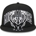 cepur-plakana-melns-snapback-9fifty-tip-off-2023-no-milwaukee-bucks-nba-no-new-era