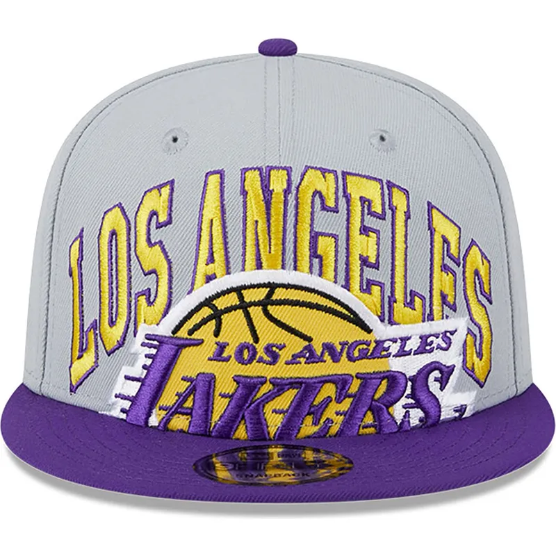 cap-plakana-gray-snapback-9fifty-tip-off-2023-no-los-angeles-lakers-nba-no-new-era
