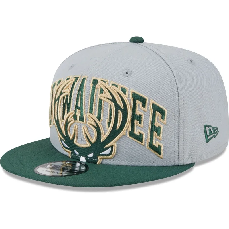 cepur-plakana-peleks-snapback-9fifty-tip-off-2023-no-milwaukee-bucks-nba-no-new-era