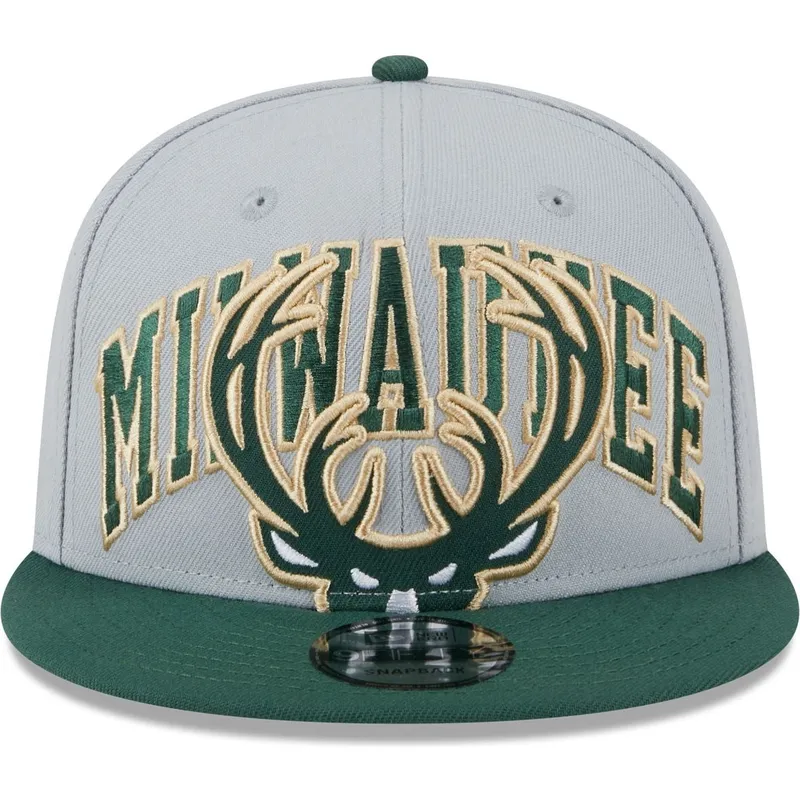 cepur-plakana-peleks-snapback-9fifty-tip-off-2023-no-milwaukee-bucks-nba-no-new-era