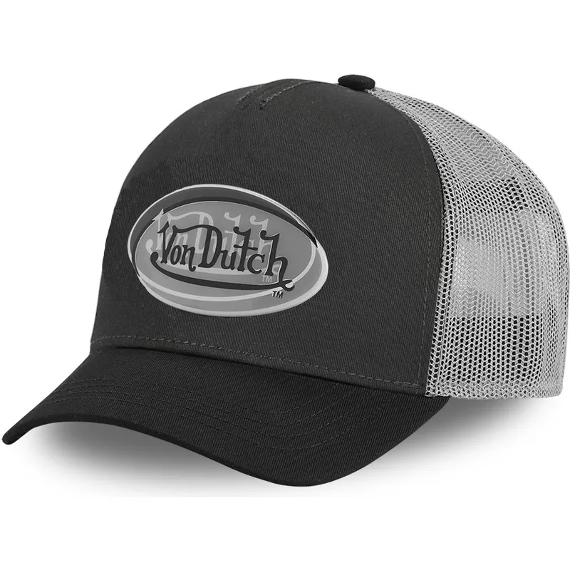 cepur-izliekta-truckeris-melns-snapback-adec-blk-no-von-dutch