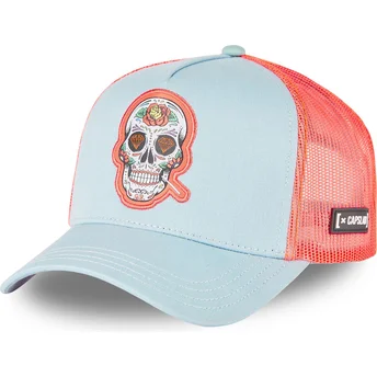 Gorra trucker azul y naranja CC8 Chupa Chups de Capslab