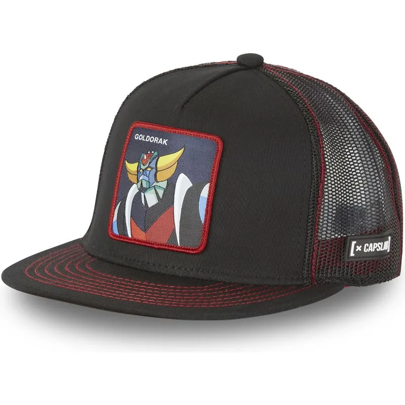 cepur-plakana-truckeris-melns-snapback-goldorak-uf1-grendizer-robots-grendizer-no-capslab
