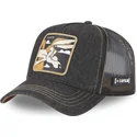 cepur-izliekta-truckeris-melns-snapback-denim-loo8-coy2-koijots-looney-tunes-no-capslab