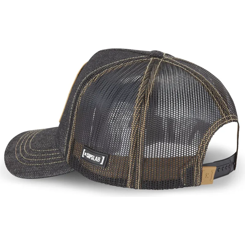 cepur-izliekta-truckeris-melns-snapback-denim-loo8-coy2-koijots-looney-tunes-no-capslab