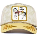 weisse-und-beige-trucker-kappe-pferd-high-horse-altus-equo-carousel-the-farm-von-goorin-bros