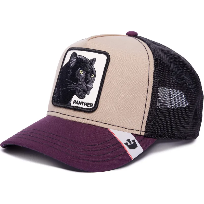 trucker-cap-beige-und-violett-panther-mv-panther-the-farm-mvp-von-goorin-bros