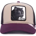 bezowo-fioletowa-czapka-truckerka-pantera-mv-panther-the-farm-mvp-od-goorin-bros