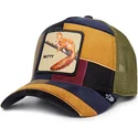 cepur-izliekta-truckeris-daudzkrasains-snapback-nutty-shells-n-all-the-farm-patchwork-the-farm-no-goorin-bros