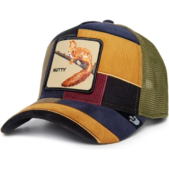 cepur-izliekta-truckeris-daudzkrasains-snapback-nutty-shells-n-all-the-farm-patchwork-the-farm-no-goorin-bros