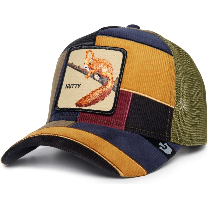 cepur-izliekta-truckeris-daudzkrasains-snapback-nutty-shells-n-all-the-farm-patchwork-the-farm-no-goorin-bros