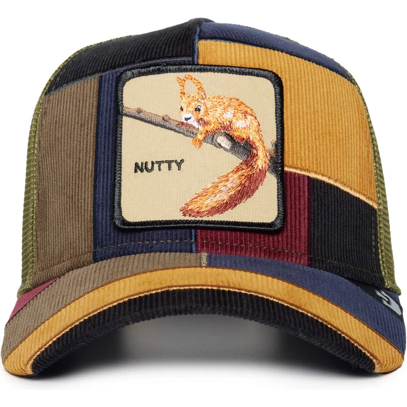 cepur-izliekta-truckeris-daudzkrasains-snapback-nutty-shells-n-all-the-farm-patchwork-the-farm-no-goorin-bros