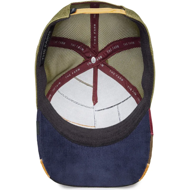 cepur-izliekta-truckeris-daudzkrasains-snapback-nutty-shells-n-all-the-farm-patchwork-the-farm-no-goorin-bros