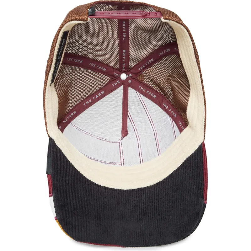 mehrfarbige-trucker-kappe-roter-panda-cute-dorbz-the-farm-patchwork-von-goorin-bros