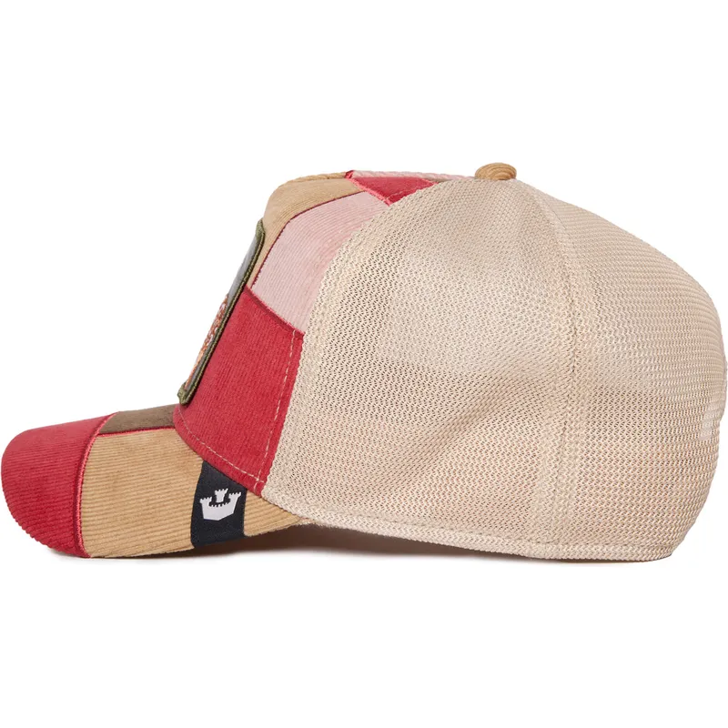 cepur-izliekta-truckeris-daudzkrasains-snapback-dear-letter-opener-the-farm-patchwork-the-farm-no-goorin-bros
