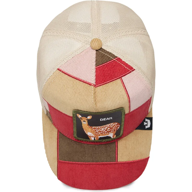 cepur-izliekta-truckeris-daudzkrasains-snapback-dear-letter-opener-the-farm-patchwork-the-farm-no-goorin-bros