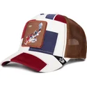 cepur-izliekta-truckeris-daudzkrasains-snapback-coy-carpy-diem-the-farm-patchwork-the-farm-no-goorin-bros