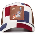 cepur-izliekta-truckeris-daudzkrasains-snapback-coy-carpy-diem-the-farm-patchwork-the-farm-no-goorin-bros