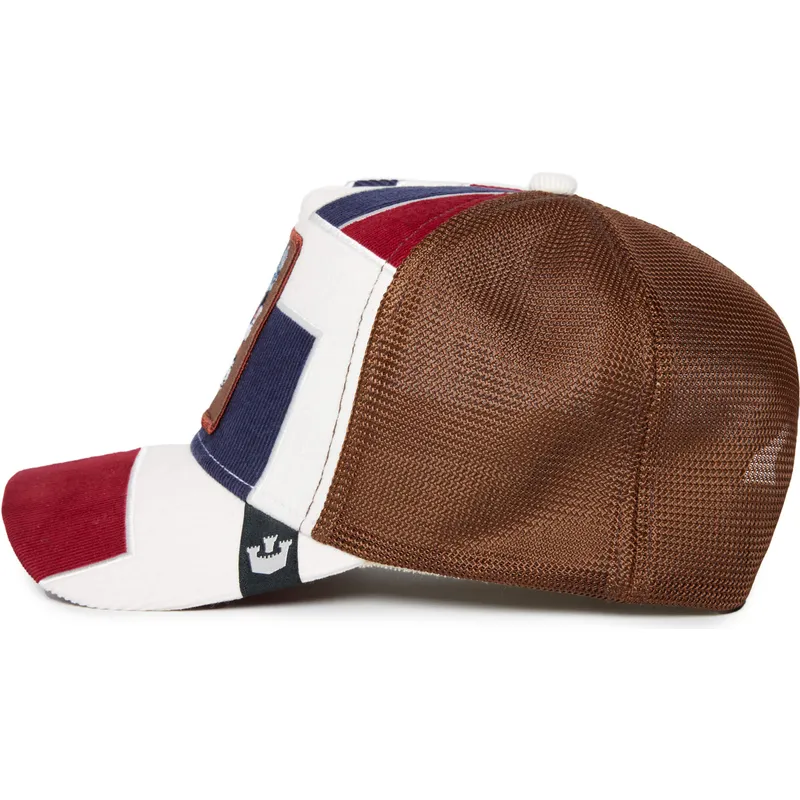 cepur-izliekta-truckeris-daudzkrasains-snapback-coy-carpy-diem-the-farm-patchwork-the-farm-no-goorin-bros