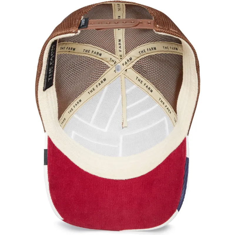 cepur-izliekta-truckeris-daudzkrasains-snapback-coy-carpy-diem-the-farm-patchwork-the-farm-no-goorin-bros