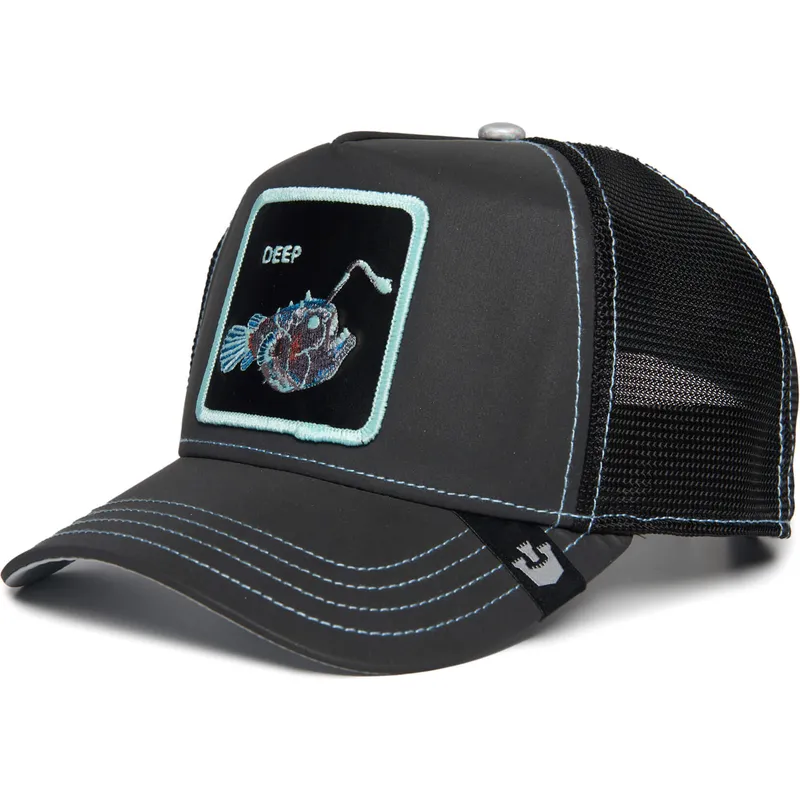 cepur-izliekta-truckeris-melns-snapback-go-way-down-the-farm-deep-sea-the-farm-no-goorin-bros