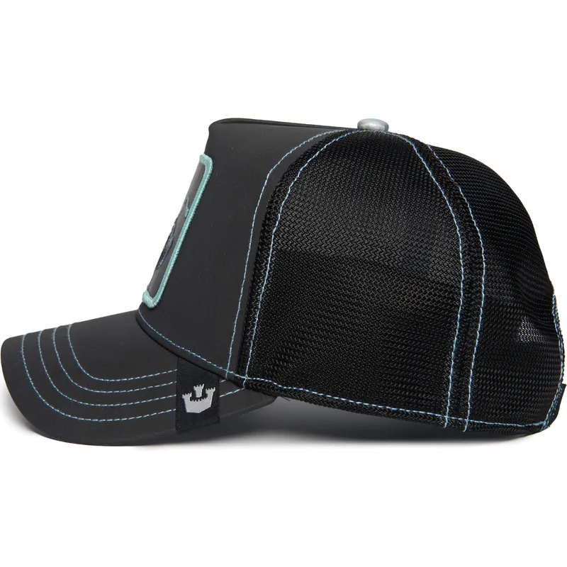 cepur-izliekta-truckeris-melns-snapback-go-way-down-the-farm-deep-sea-the-farm-no-goorin-bros