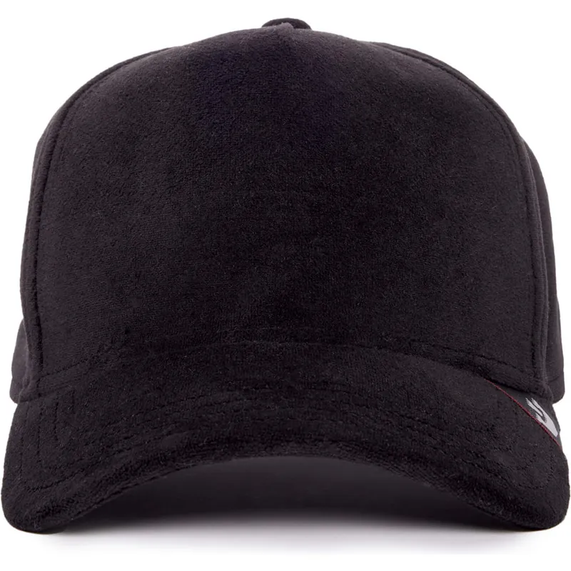 cepur-izliekta-truckeris-melns-snapback-velour-blank-the-farm-no-goorin-bros
