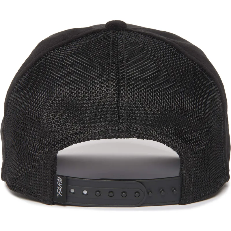 cepur-izliekta-truckeris-melns-snapback-velour-blank-the-farm-no-goorin-bros