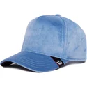 blaue-velour-trucker-kappe-blank-the-farm-von-goorin-bros