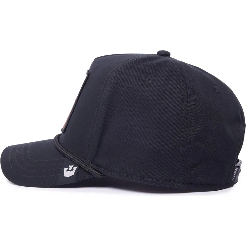 cepur-izliekta-melns-snapback-king-100-the-farm-all-over-canvas-the-farm-no-goorin-bros cepur-izliekta-melns-snapback-king-100-the-farm-all-over-canvas-the-farm-no-goorin-bros