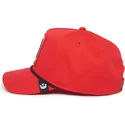 cepur-izliekta-sarkans-snapback-panther-100-the-farm-all-over-canvas-the-farm-no-goorin-bros