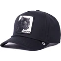 gorra-curva-negra-snapback-pantera-panther-100-the-farm-all-over-canvas-de-goorin-bros