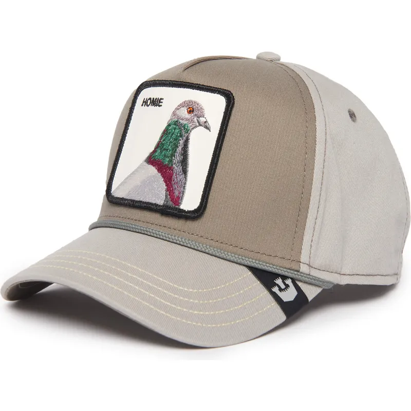 cepur-izliekta-peleks-snapback-paloma-homie-pigeon-100-the-farm-all-over-canvas-the-farm-no-goorin-bros