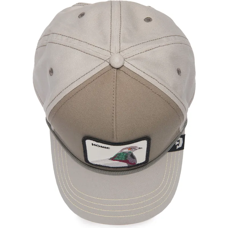 cepur-izliekta-peleks-snapback-paloma-homie-pigeon-100-the-farm-all-over-canvas-the-farm-no-goorin-bros