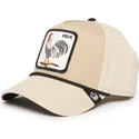 gorra-curva-beige-snapback-gallo-cock-rooster-100-the-farm-all-over-canvas-de-goorin-bros