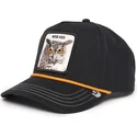 cepur-izliekta-melns-snapback-buho-wise-owl-100-the-farm-all-over-canvas-the-farm-no-goorin-bros