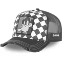 schwarz-weisse-trucker-kappe-daffy-duck-loo8-daf1-looney-tunes-von-capslab