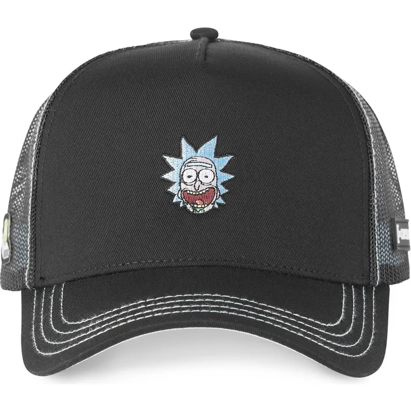 cepur-izliekta-truckeris-melns-snapback-he1-rick-sanchez-riks-un-mortijs-no-capslab
