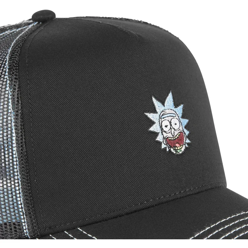cepur-izliekta-truckeris-melns-snapback-he1-rick-sanchez-riks-un-mortijs-no-capslab