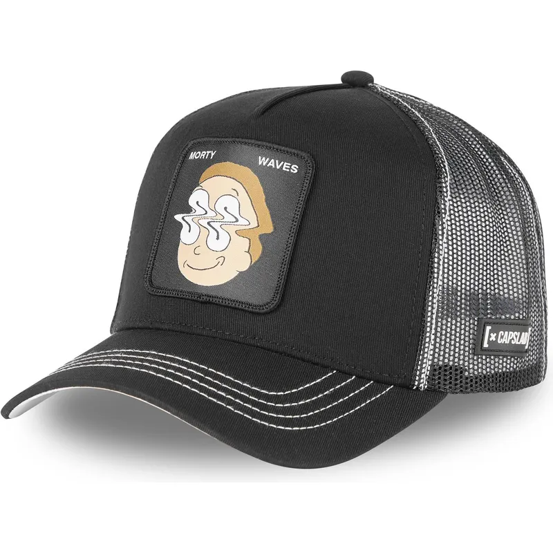 cepur-izliekta-truckeris-melns-snapback-mo1-morty-smith-riks-un-mortijs-no-capslab