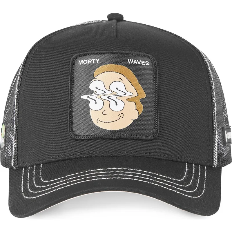 cepur-izliekta-truckeris-melns-snapback-mo1-morty-smith-riks-un-mortijs-no-capslab