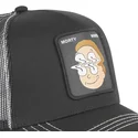 cepur-izliekta-truckeris-melns-snapback-mo1-morty-smith-riks-un-mortijs-no-capslab