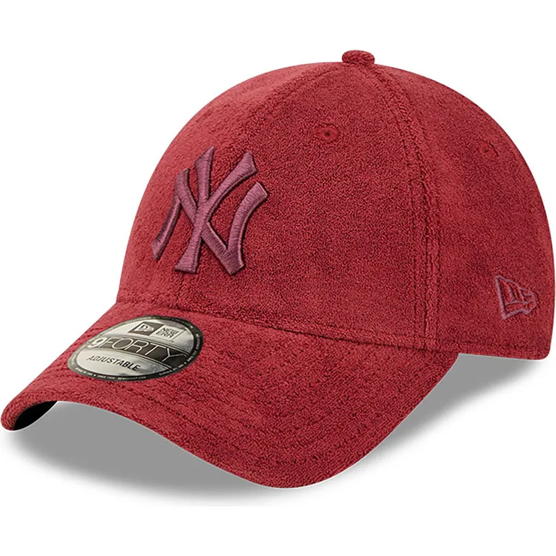 cepur-izliekta-sarkans-regulejams-9forty-towelling-no-new-york-yankees-mlb-no-new-era