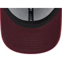 rote-verstellbare-kappe-mit-gebogenem-schirm-und-rotem-logo-9forty-towelling-der-new-york-yankees-mlb-von-new-era