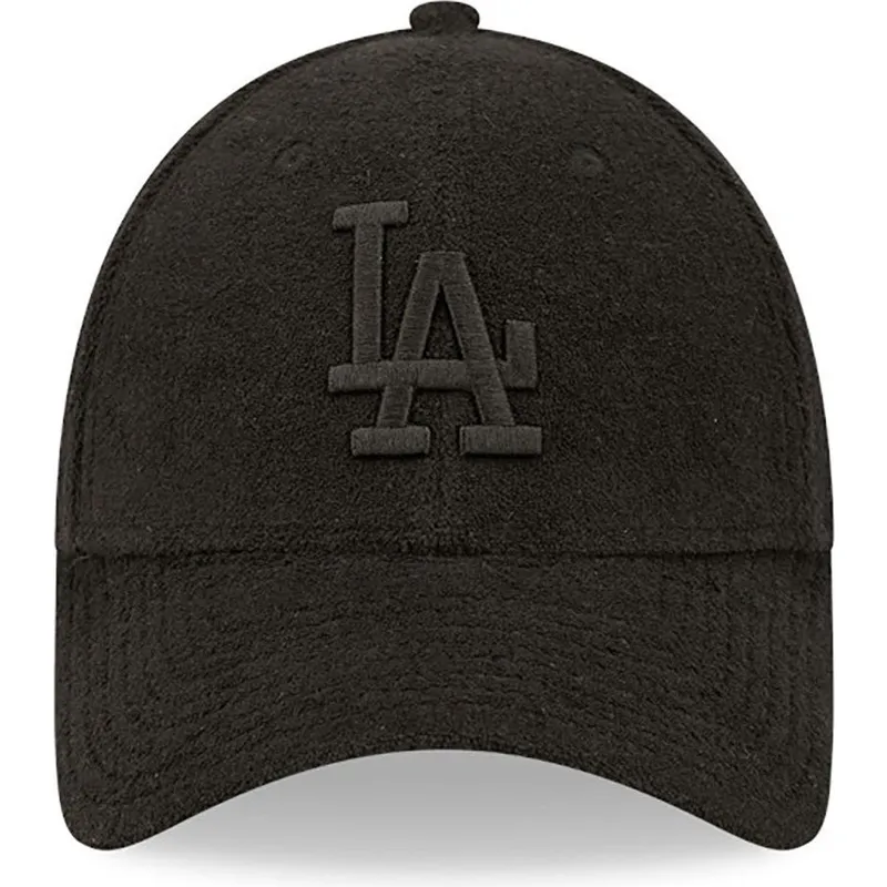 cepur-izliekta-melns-regulejams-9forty-towelling-no-los-angeles-dodgers-mlb-no-new-era