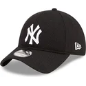 cepur-izliekta-melns-regulejams-9twenty-herringbone-no-new-york-yankees-mlb-no-new-era