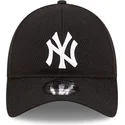 cepur-izliekta-melns-regulejams-9twenty-herringbone-no-new-york-yankees-mlb-no-new-era